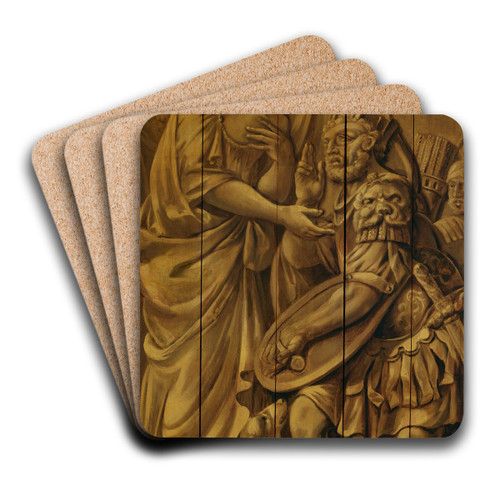 De stad Alkmaar zweert trouw aan de Maagd van Holland by Romeyn De Hooghe Art Drink Coaster set De stad Alkmaar zweert trouw aan de Maagd van Holland by Romeyn De Hooghe Art Drink Coaster set