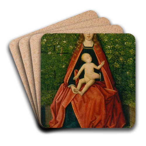 Virgin and Child by Jan Provost Art Drink Coaster set
