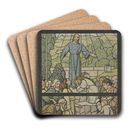 Christ as a teacher by Wilhelm Ss Art Drink Coaster set