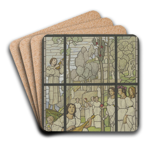 The blessed by Wilhelm Ss Art Drink Coaster set