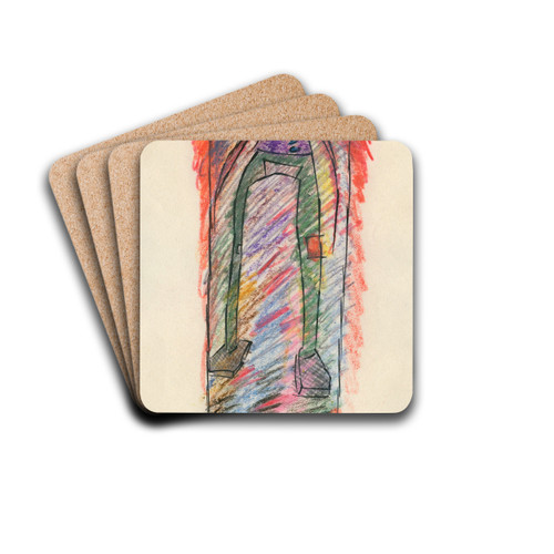 Traumgespenst by Karl Wiener Drink Coasters - set of 4