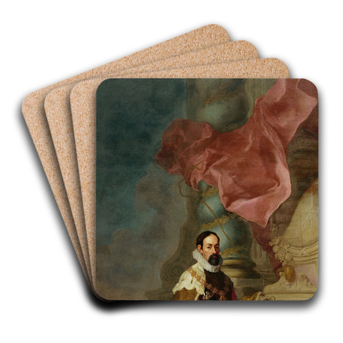 Kaiser Maximilian II. by Franz Anton Palko Art Drink Coaster set