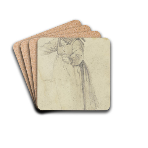 Little farmgirl by Jakob Becker Drink Coasters - set of 4