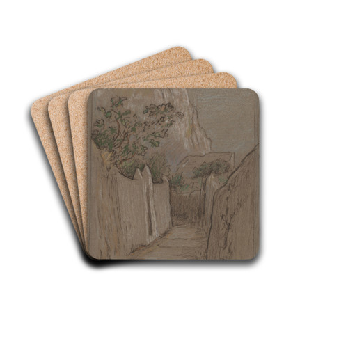 Capri by Elihu Vedder Drink Coasters - set of 4