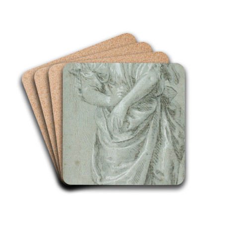 Study of Rebecca at the Well by Paolo Veronese Drink Coasters - set of 4 Study of Rebecca at the Well by Paolo Veronese Drink Coasters - set of 4