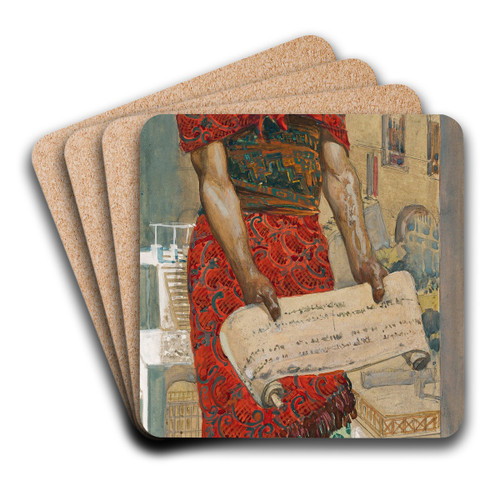 Baruch by James Tissot Art Drink Coaster set