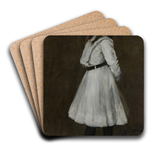 Dorothy by William Merritt Chase Art Drink Coaster set Dorothy by William Merritt Chase Art Drink Coaster set