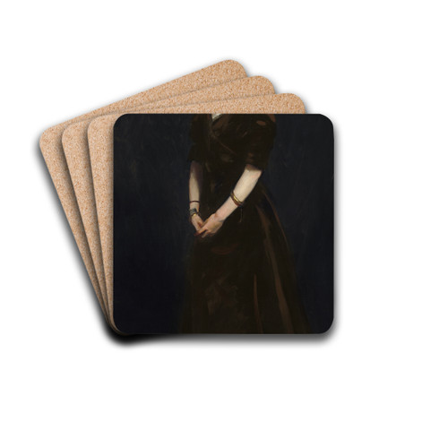 Edith Reynolds by Robert Henri Drink Coasters - set of 4