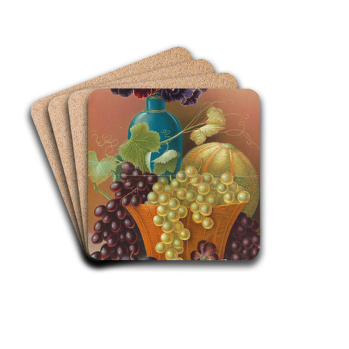 For the queen's breakfast by Gray Litho. Co Drink Coasters - set of 4