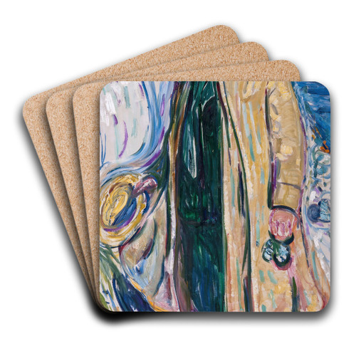 Christian Gierlff, Author by Edvard Munch Art Drink Coaster set