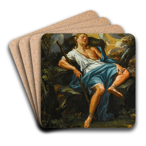 Jacob's Dream by Filippo Lauri Art Drink Coaster set