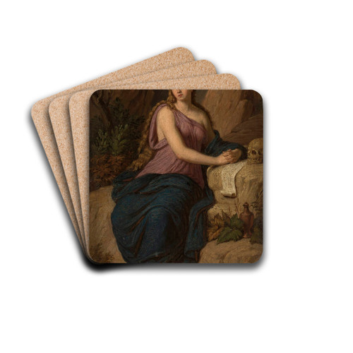 St. Mary Magdalene by Aleksander Lesser Drink Coasters - set of 4