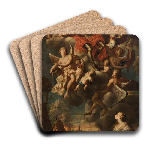 Der heilige Florian by Franz Xaver Wagenschn Art Drink Coaster set