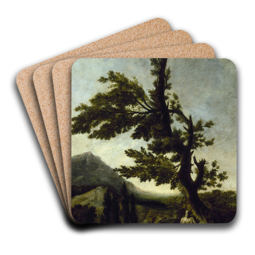 Hercule Farnse by Hubert Robert Art Drink Coaster set