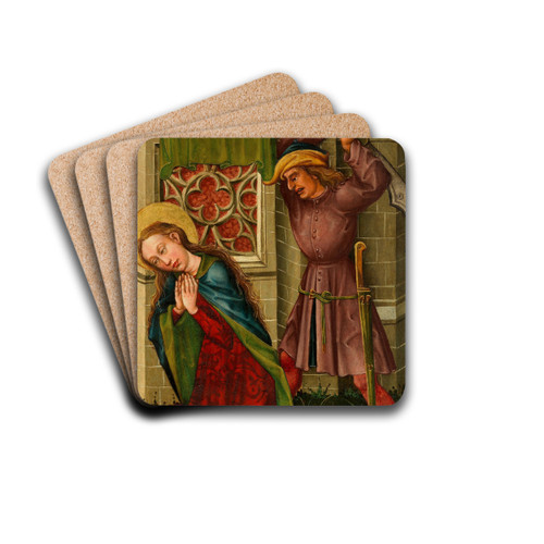 Enthauptung der heiligen Katharina by Meister des Friedrichsaltars Drink Coasters - set of 4