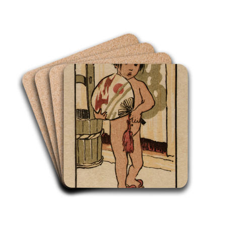 August by Helen Hyde Drink Coasters - set of 4