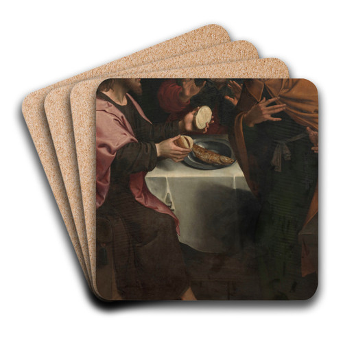 The Supper at Emmaus by Ambrosius Francken I Art Drink Coaster set