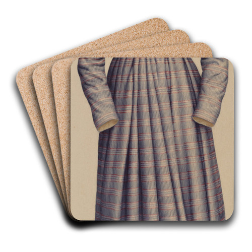 Dress by Edward Bashaw Art Drink Coaster set