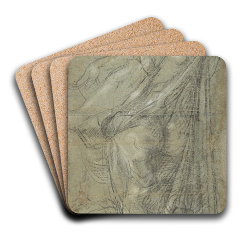 Saint Mark by Francesco de' Rossi Art Drink Coaster set