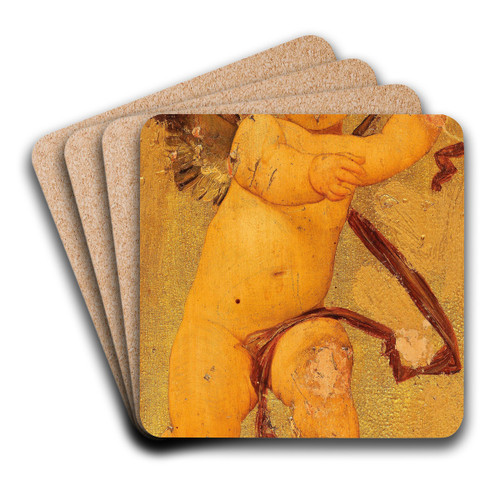 Putto by Ernst Klimt Art Drink Coaster set Putto by Ernst Klimt Art Drink Coaster set