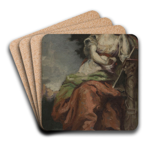 L'Histoire by Eugne Romain Thirion Art Drink Coaster set