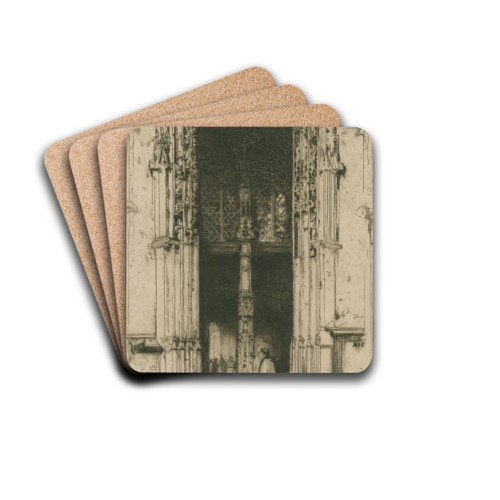 The North Porch, Harfleur by David Young Cameron Drink Coasters - set of 4