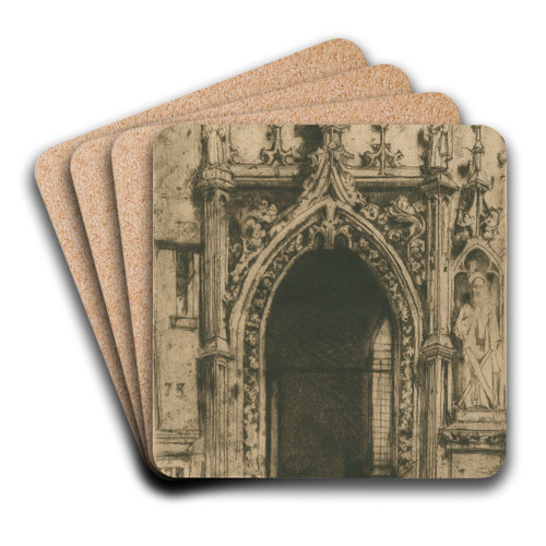 St. Merri, Paris by David Young Cameron Art Drink Coaster set