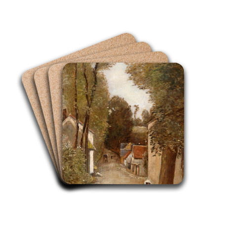 Dorfidylle by Rudolf Ribarz Drink Coasters - set of 4