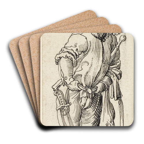 Bauer by Niklaus Manuel Art Drink Coaster set