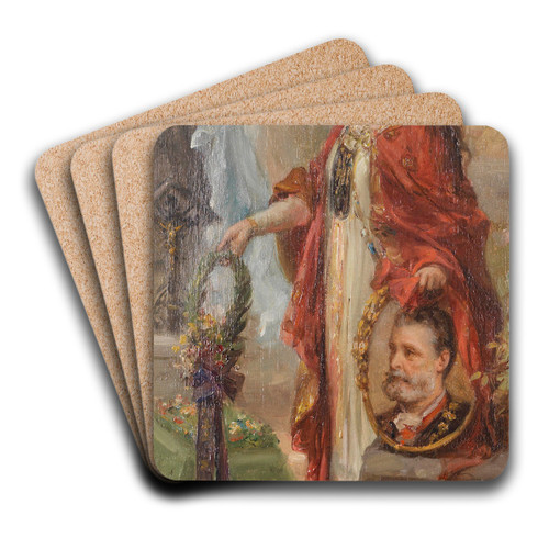 Apotheose auf Dr Karl Lueger by Hans Zatzka Art Drink Coaster set Apotheose auf Dr Karl Lueger by Hans Zatzka Art Drink Coaster set