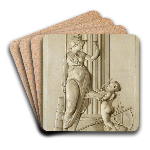 Allegory of Freedom by Johannes van Dregt Art Drink Coaster set