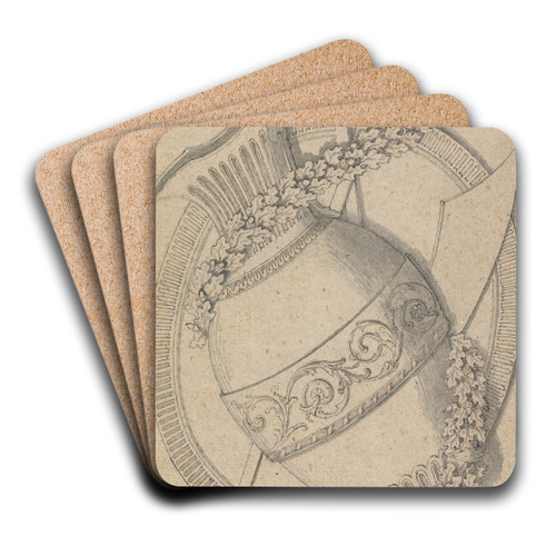 Design for a Frieze by Joseph Wilton Art Drink Coaster set Design for a Frieze by Joseph Wilton Art Drink Coaster set