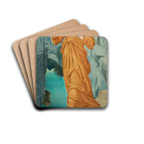 Aurora by Sir Edward Coley Burne-Jones Drink Coasters - set of 4