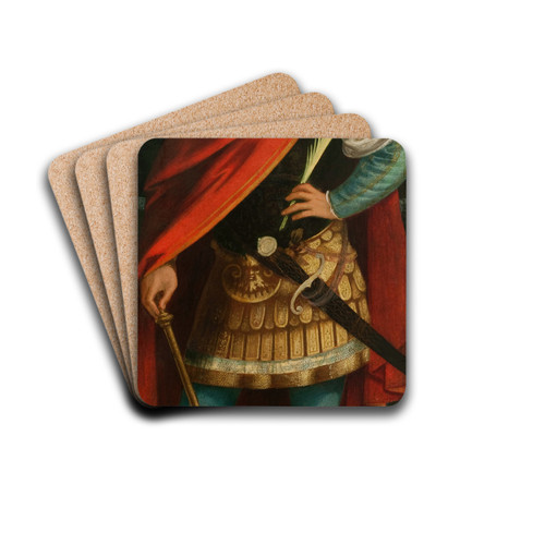 Saint Gervase by Gerolamo Giovenone Drink Coasters - set of 4