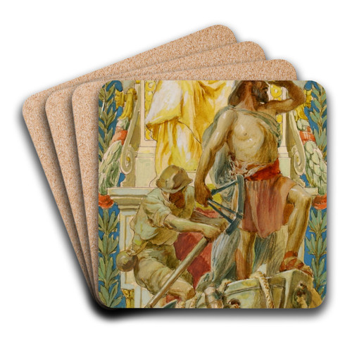 Navigation by Louis Schaettle Art Drink Coaster set Navigation by Louis Schaettle Art Drink Coaster set