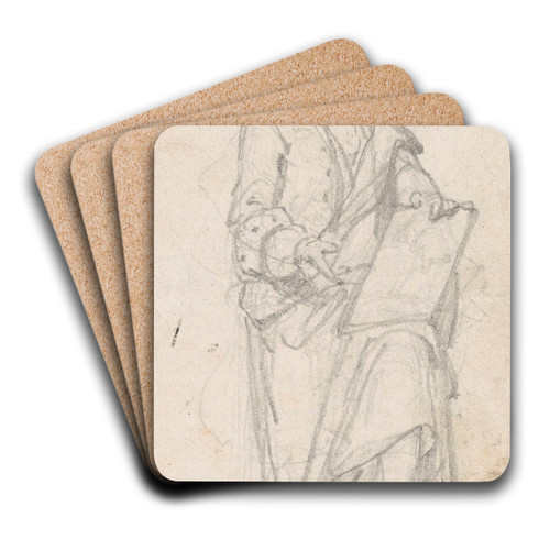 Statue of the Engraver Pieter Martinasie by Nicaise De Keyser Art Drink Coaster set Statue of the Engraver Pieter Martinasie by Nicaise De Keyser Art Drink Coaster set