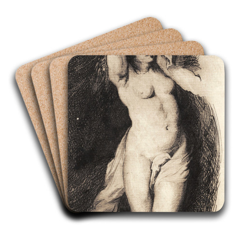 Andromeda, efter Rubens by Frans Schwartz Art Drink Coaster set