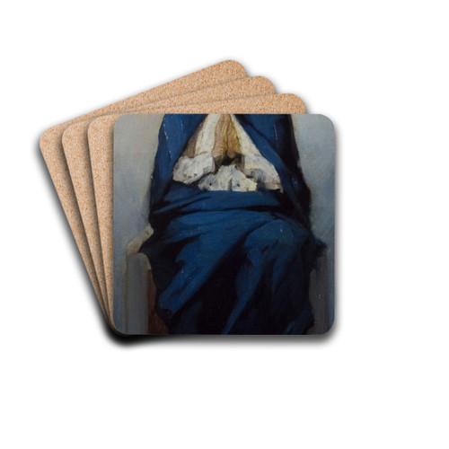 The Immaculate Conception by Jean-Joseph-Benjamin Constant Drink Coasters - set of 4