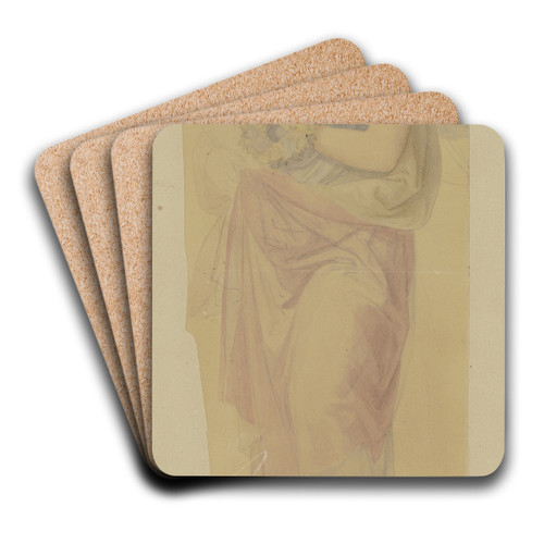 Allegory of poetry by Philipp Veit Art Drink Coaster set Allegory of poetry by Philipp Veit Art Drink Coaster set