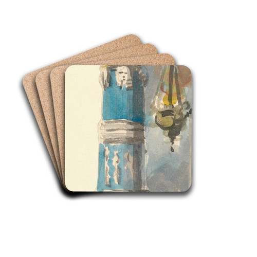 Design for an Egyptian Column by Thomas Grieve Drink Coasters - set of 4
