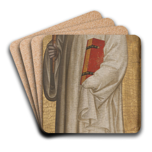 St Benedict by Nardo di Cione Art Drink Coaster set