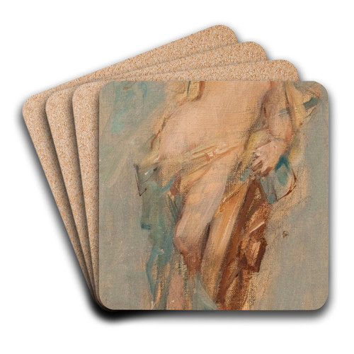 La Fortune by Lon Franois Comerre Art Drink Coaster set