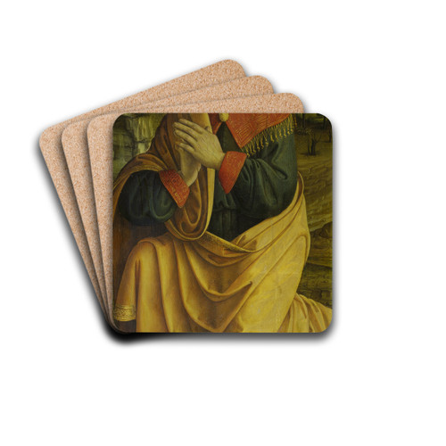 The Annuciation to St Joachim by Macrino D'alba Drink Coasters - set of 4