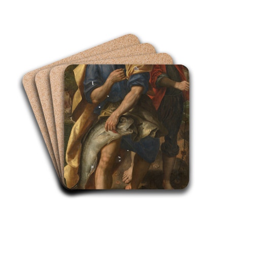 The Temple Tax by Maerten De Vos Drink Coasters - set of 4