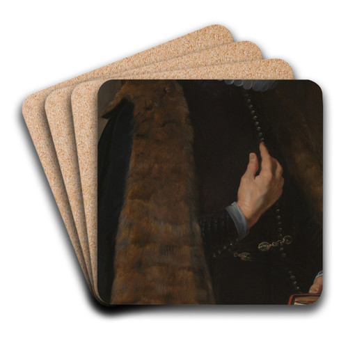 Nicolaas Rockox, Mayor of Antwerp by Peter Paul Rubens Art Drink Coaster set