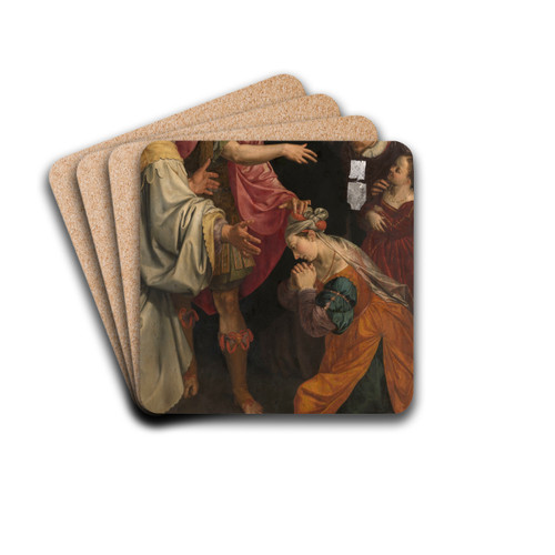Miraculous Healing of Zo by Ambrosius Francken I Drink Coasters - set of 4