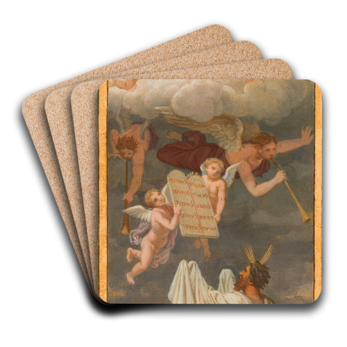 Mose recevant de Dieu les tables de la loi by Sbastien Norblin de la Gourdaine Art Drink Coaster set Mose recevant de Dieu les tables de la loi by Sbastien Norblin de la Gourdaine Art Drink Coaster set