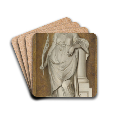 Painted Wall Hanging with Peace by Jurriaan Andriessen Drink Coasters - set of 4