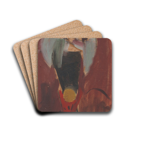Figural Study by Arnold Peter Weisz-Kubnan Drink Coasters - set of 4