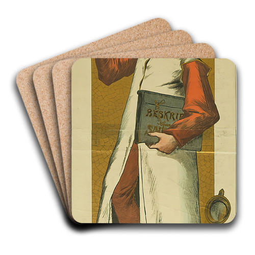 Salvator l (No18) by Caleb Althin Art Drink Coaster set